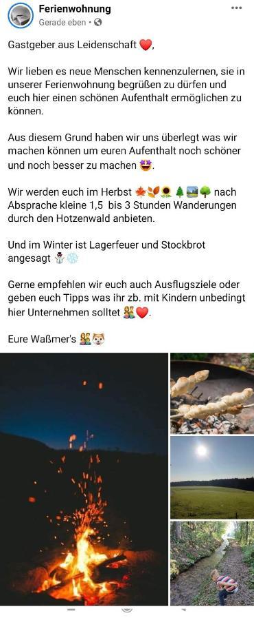Ferienwohnung An Der Kapelle Rickenbach  Exteriör bild